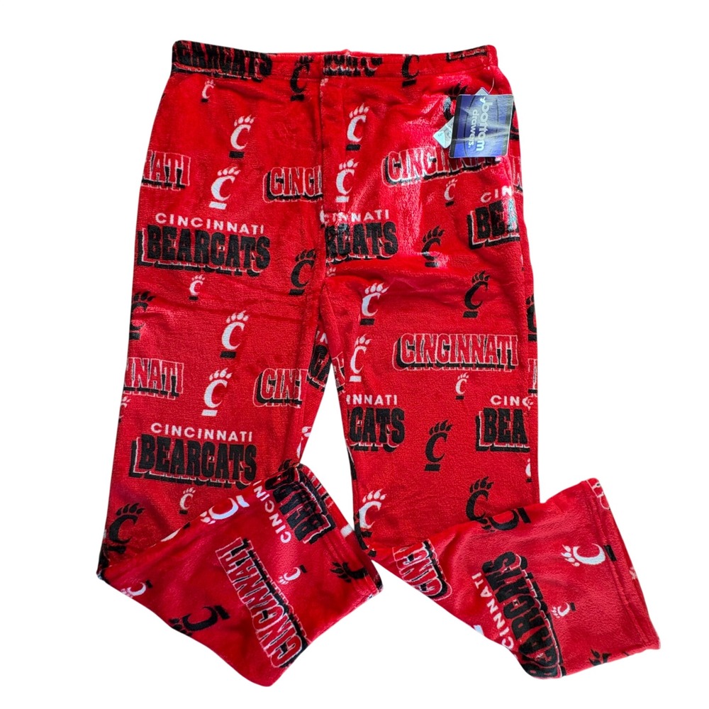 Cincinnati Bearcats Pajama Pants Bottom‎ Drawers Mens XXL Red Fleece NCAA NWT